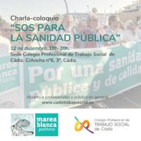 Charla coloquio "SOS para la sanidad pública"