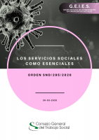 El gobierno determinan como esenciales los Servicios Sociales ante el COVID-19