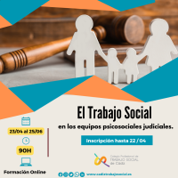 Curso online El Trabajo Social en los Equipos Psicosociales Judiciales.