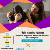 Curso online "Mujer víctima de violencia de género dentro del derecho de extranjería". 