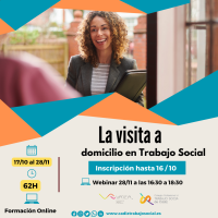 Curso online "La Visita a domicilio en Trabajo Social".