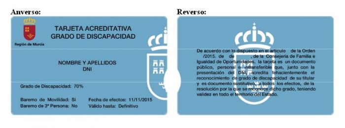 La Comunidad crea la tarjeta para persona con discapacidad