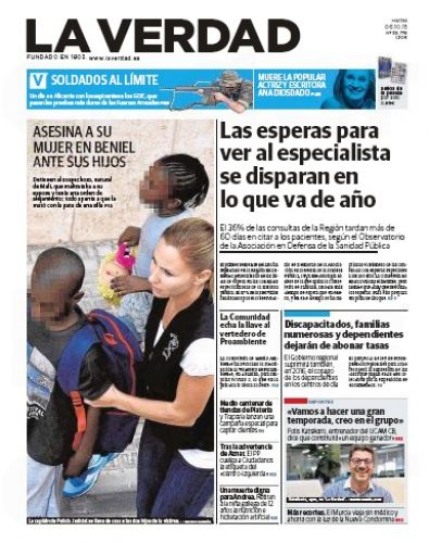 Asesina a su mujer en Beniel ante sus hijos