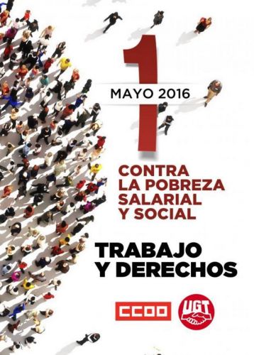 #1mayo Contra la pobreza salarial y social. Trabajo y Derechos
