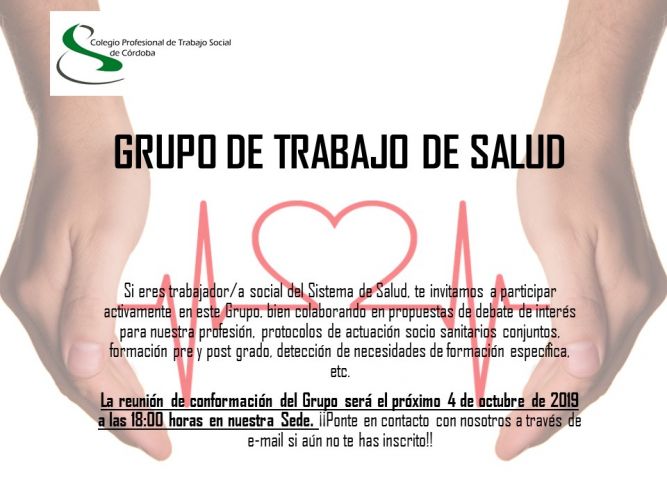 CONFORMACION GRUPO DE TRABAJO DE SALUD C.P.T.S. CORDOBA
