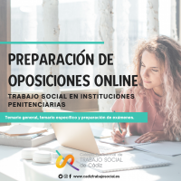 Retomamos la preparación de Oposiciones de Trabajo Social en Instituciones Penitenciarias