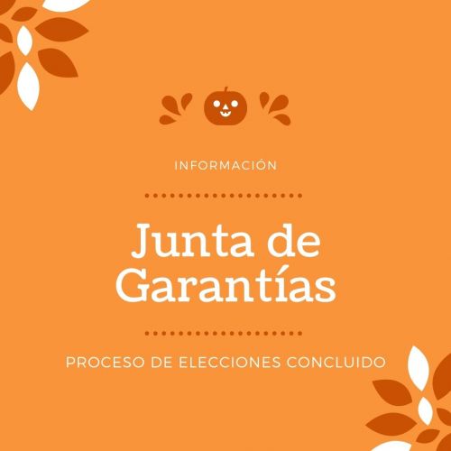 Información sobre el estado de Candidaturas para la Junta de Garantías