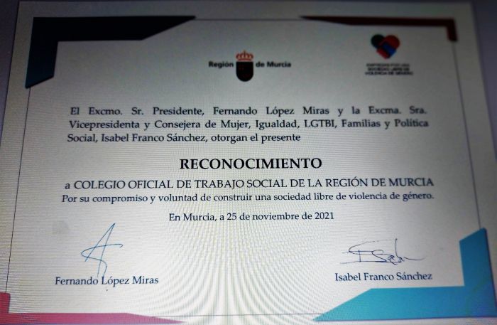 El Colegio se ha adherido a la iniciativa "Empresas por una sociedad libre de violencia de género"