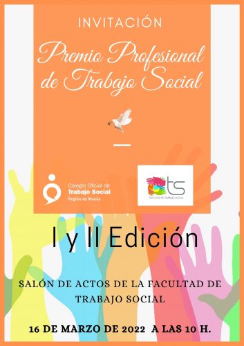 Acto del Premio profesional de Trabajo Social ¡INSCRÍBETE!