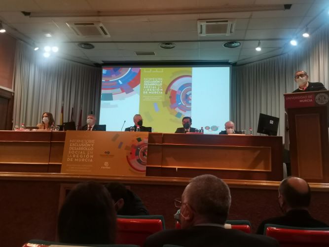 Asistimos a la presentación del Informe sobre Exclusión y Desarrollo Social en la Región de Murcia de Fundación FOESSA.