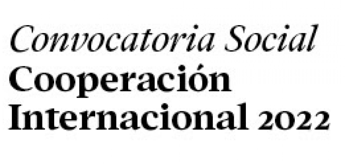 "Convocatoria Social Cooperación Internacional"