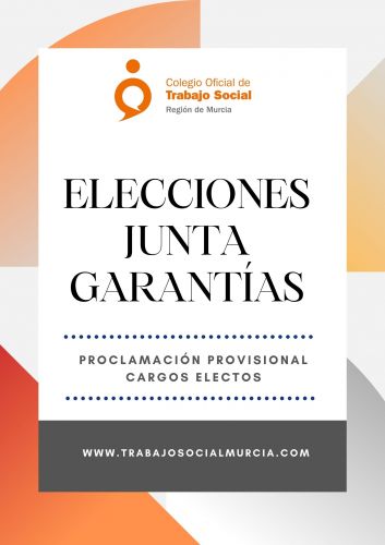 Elecciones Junta de Garantías: proclamación provisional cargos electos