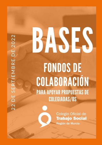 El Colegio aprueba las bases de fondos de colaboración para apoyar propuestas de colegiadas/os"