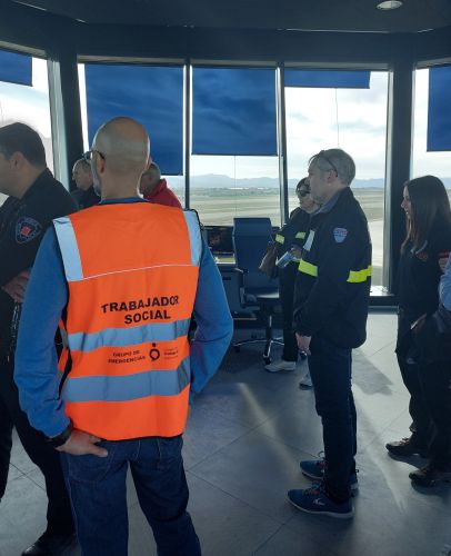 El colegio participa en las Jornadas de formación del Aeropuerto Internacional de la Región de Murcia.