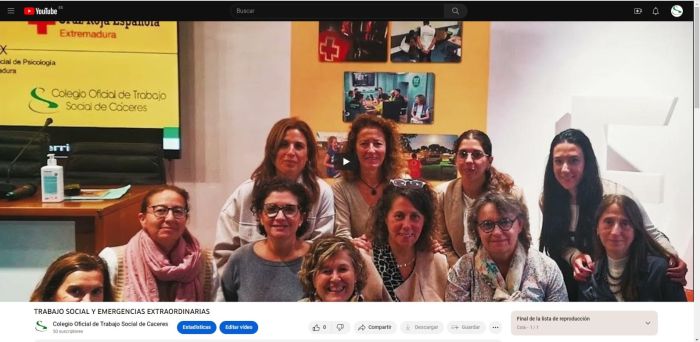 PRESENTACIÓN TRABAJO SOCIAL Y EMERGENCIAS EXTRAORDINARIAS
