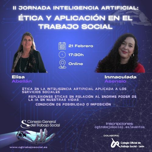 II Jornada Inteligencia Artificial: Ética y Aplicación en el Trabajo Social