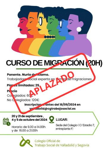 Aplazado el curso sobre migraciones del COTSVa_Sg