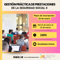 Curso online "Gestión Práctica de Prestaciones de la Seguridad Social II" 180h 