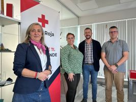 El Colegio Profesional de Trabajo Social de Cádiz se reune con el Comité Provincial de Cruz Roja de Cádiz.