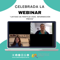 Celebrada la webinar informativa sobre el Listado de Peritaje de 2025