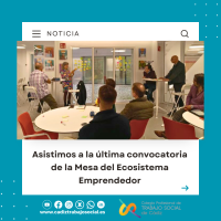 Asistimos a la última convocatoria de la Mesa del Ecosistema Emprendedor