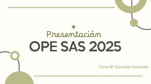 Celebramos la webinar informativa sobre la OPE SAS 2025