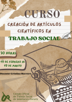 Curso: CREACIÓN DE ARTÍCULOS CIENTÍFICOS EN TRABAJO SOCIAL