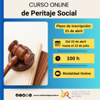 Curso online de Peritaje Social (100h)