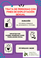 Curso: TRATA DE PERSONAS CON FINES DE EXPLOTACIÓN SEXUAL