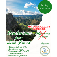 RUTA DE SENDERISMO LAS JARAS - 30 DE MARZO
