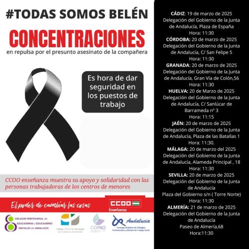 LOS COLEGIOS PROFESIONALES DE LA INTERVENCIÓN SOCIAL Y CC.OO.RECLAMAN UN NUEVO ABORDAJE INTEGRAL DEL SISTEMA