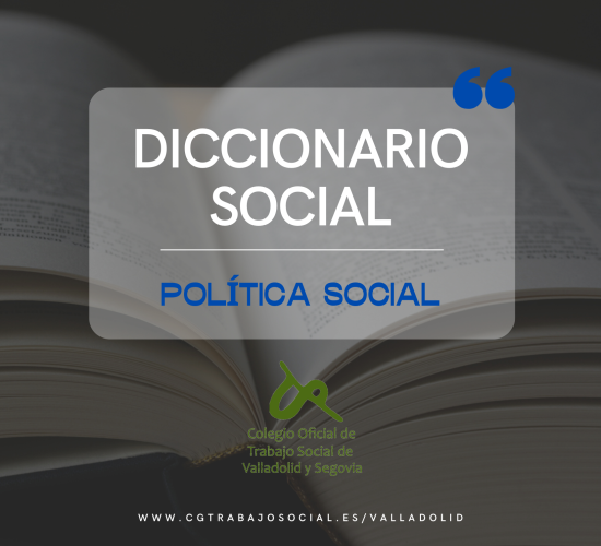Diccionario social: política social