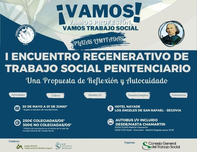 I Encuentro Regenerativo TS Penitenciario: Una Propuesta de Reflexión y Autocuidado