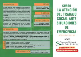 CURSO INTRODUCTORIO: LA ATENCIÓN DEL TRABAJO SOCIAL EN EMERGENCIAS