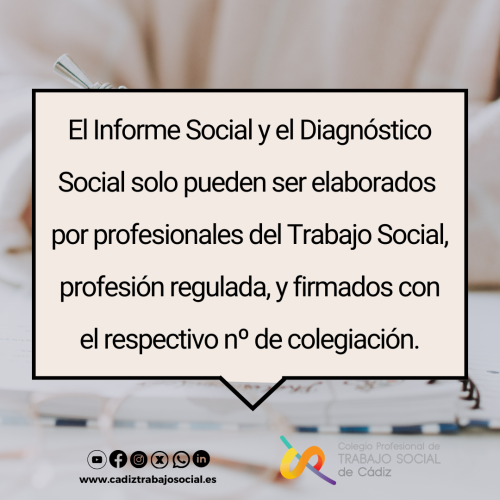 Posicionamiento del Colegio Profesional de Trabajo Social de Cádiz ante la preocupante situación de la valoración de la Dependencia.