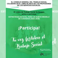 PARTICIPA en la Encuesta para la elaboración del Libro Blanco de las Profesiones de los Servicios Sociales 