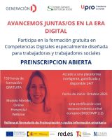 ¡Ya puedes preinscribirte en el Programa de Formación en Competencias Digitales del Consejo General del Trabajo Social!