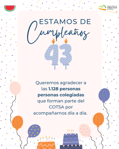 ¡Hoy el COTSA cumple 43 años!