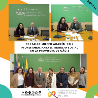 Fortalecimiento académico y profesional para el Trabajo Social en la provincia de Cádiz