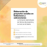 Elaboración de proyectos sociales en licitaciones y subvenciones