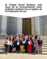 El Trabajo Social Sanitario, más cerca de su reconocimiento como profesión sanitaria tras el registro de la Proposición de Ley
