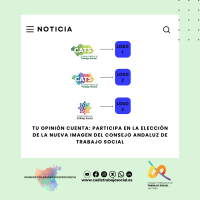 Tu opinión cuenta: participa en la elección de la nueva imagen del Consejo Andaluz de Trabajo Social